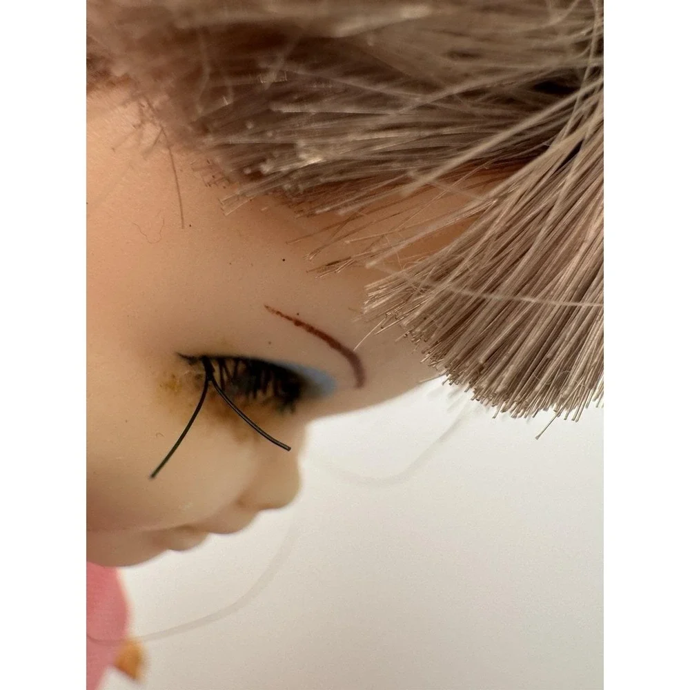 Vintage 1968 Princess‎ Grace Doll Hong Kong Clone Pink Dress White Boots